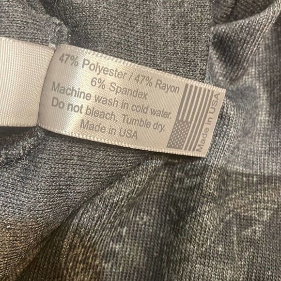 Go Couture long sleeve Turtleneck knit High/Low Hem Gray elephant Sz Small - Picture 4 of 13